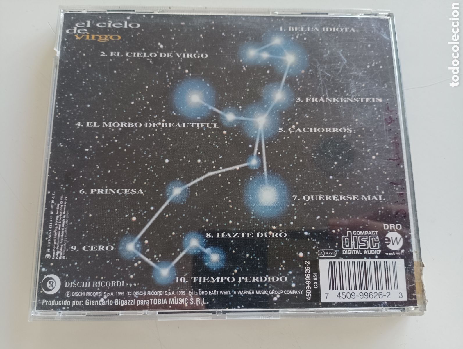 CDs de m&uacute;sica: Marco Masini - Cielo de virgo - Foto 2