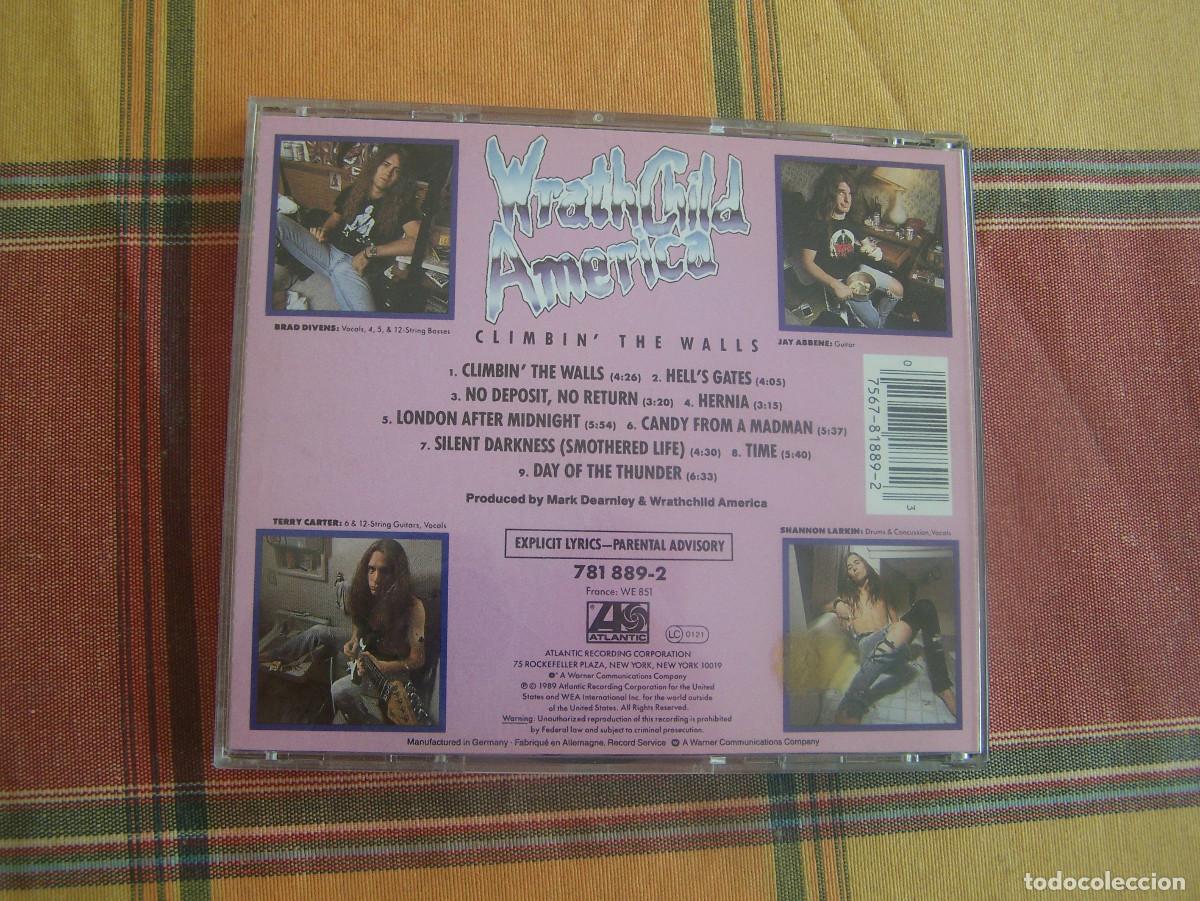 CDs de m&uacute;sica: Wratchild America- Climbin the walls cd - Foto 3