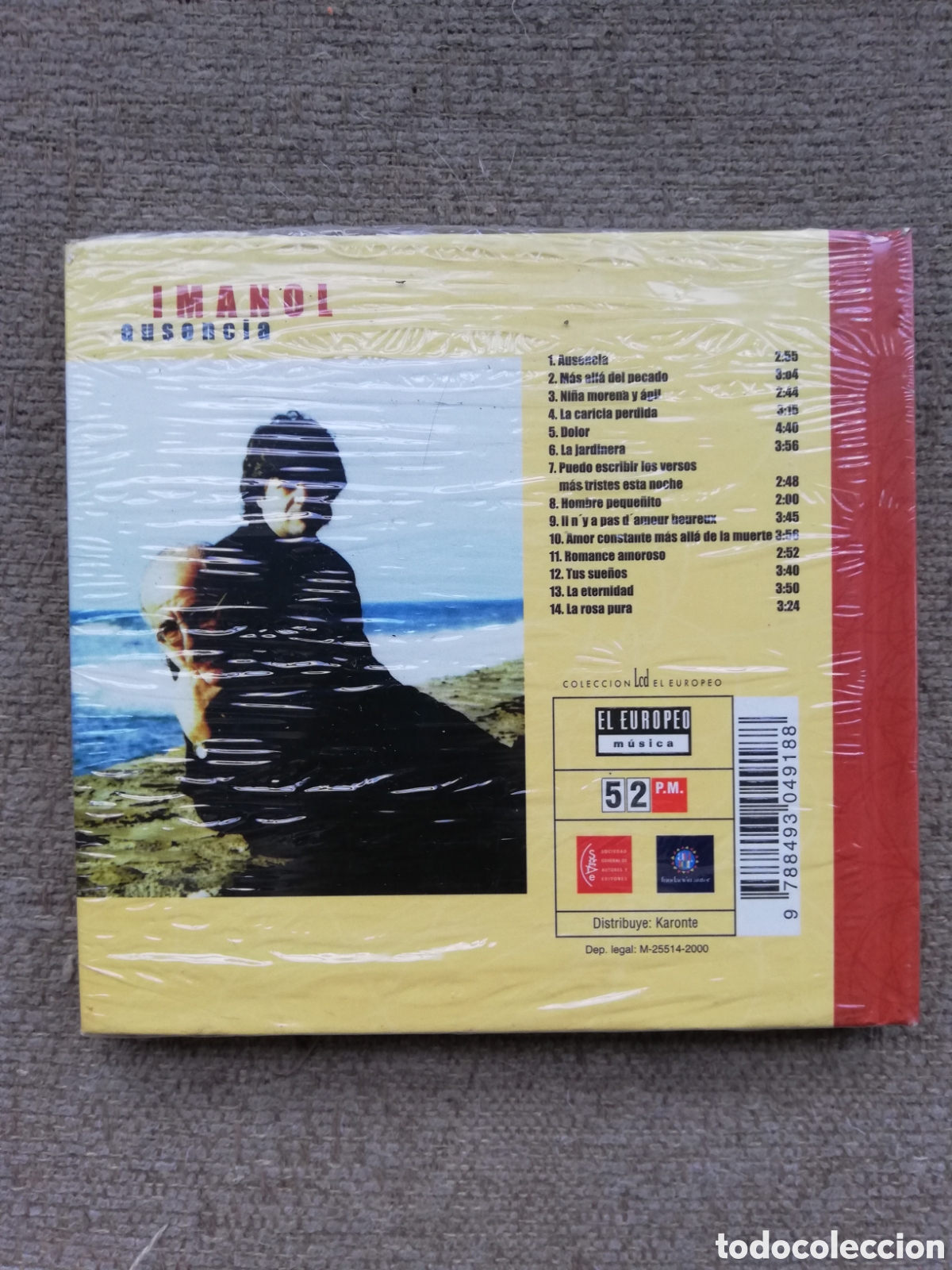 CDs de m&uacute;sica: Imanol - Ausencia. Cd-book. Precintado - Foto 2