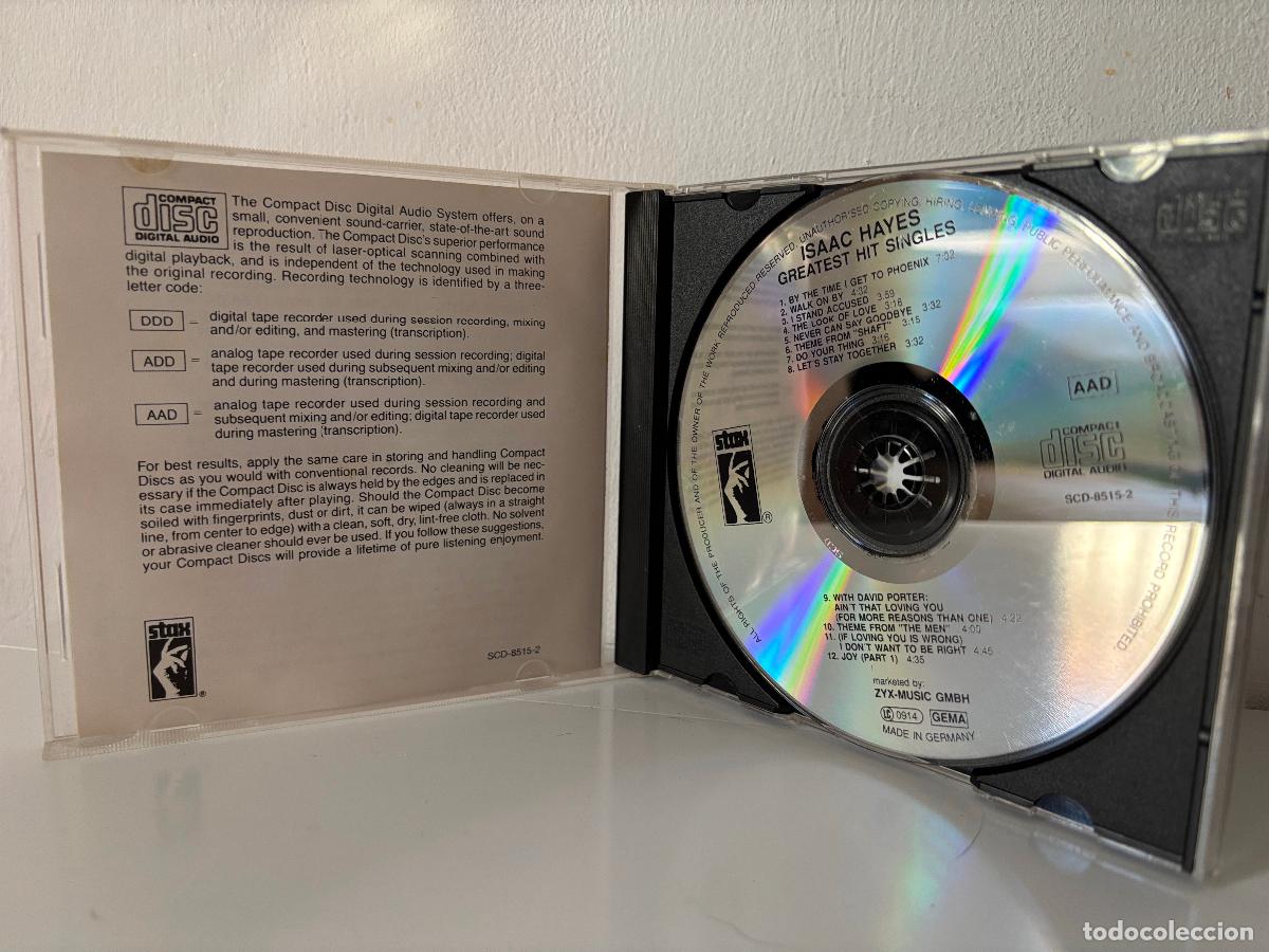 CDs de m&uacute;sica: Isaac Hayes. Greatest Hit Singles - Foto 3