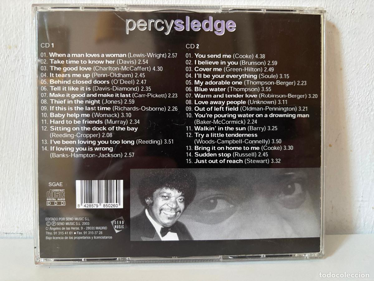 CDs de m&uacute;sica: Percy Sledge. 2 CDs. - Foto 2