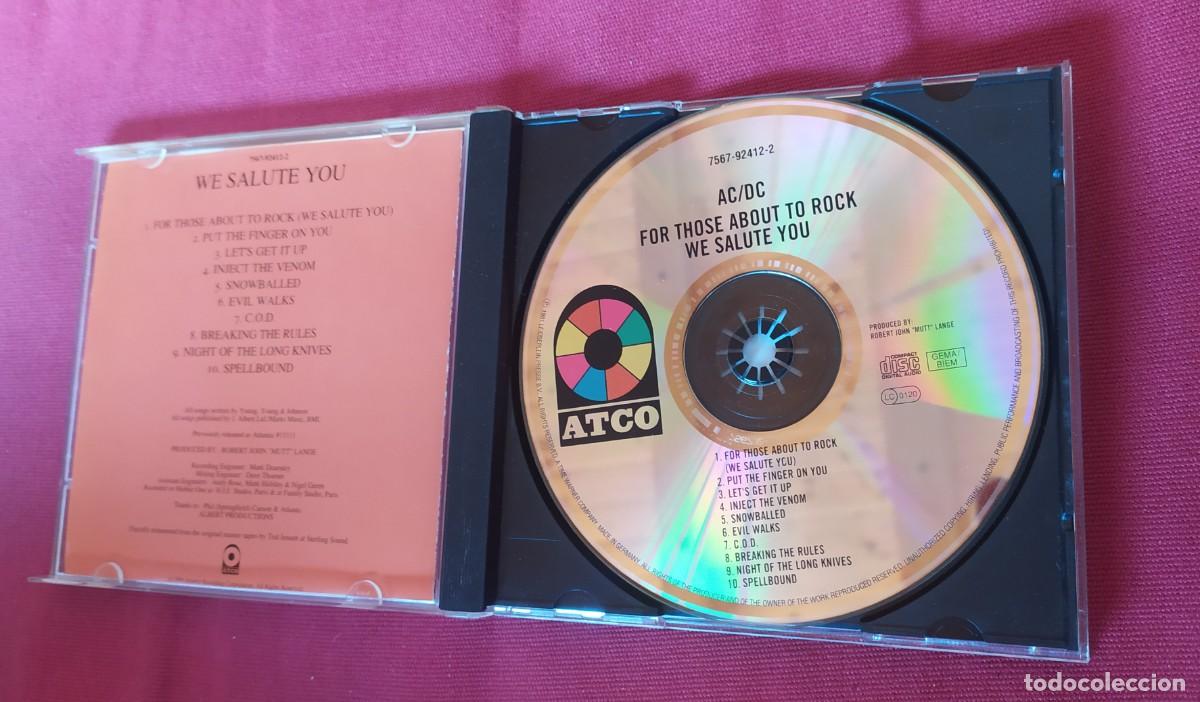 CDs de m&uacute;sica: CD : AC DC: For those about the rock - Foto 3
