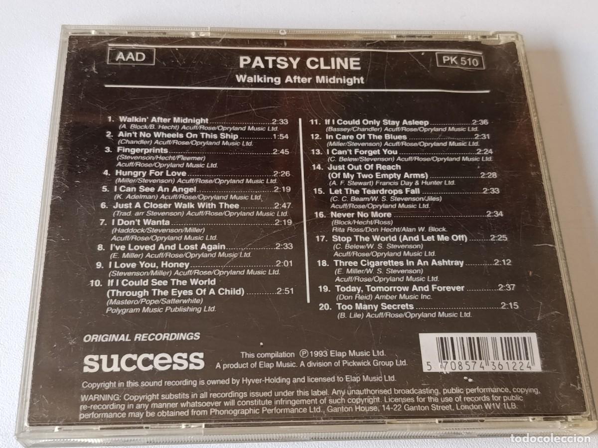 CDs de m&uacute;sica: CD PASTY CLINE WALKING AFTER MIDNIGHT - Foto 2