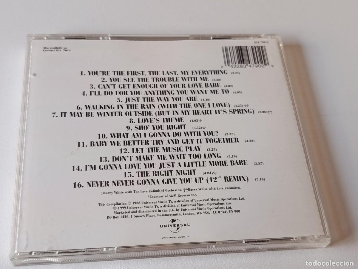 CDs de m&uacute;sica: CD BARRY WHITE THE COLECCTION - Foto 2