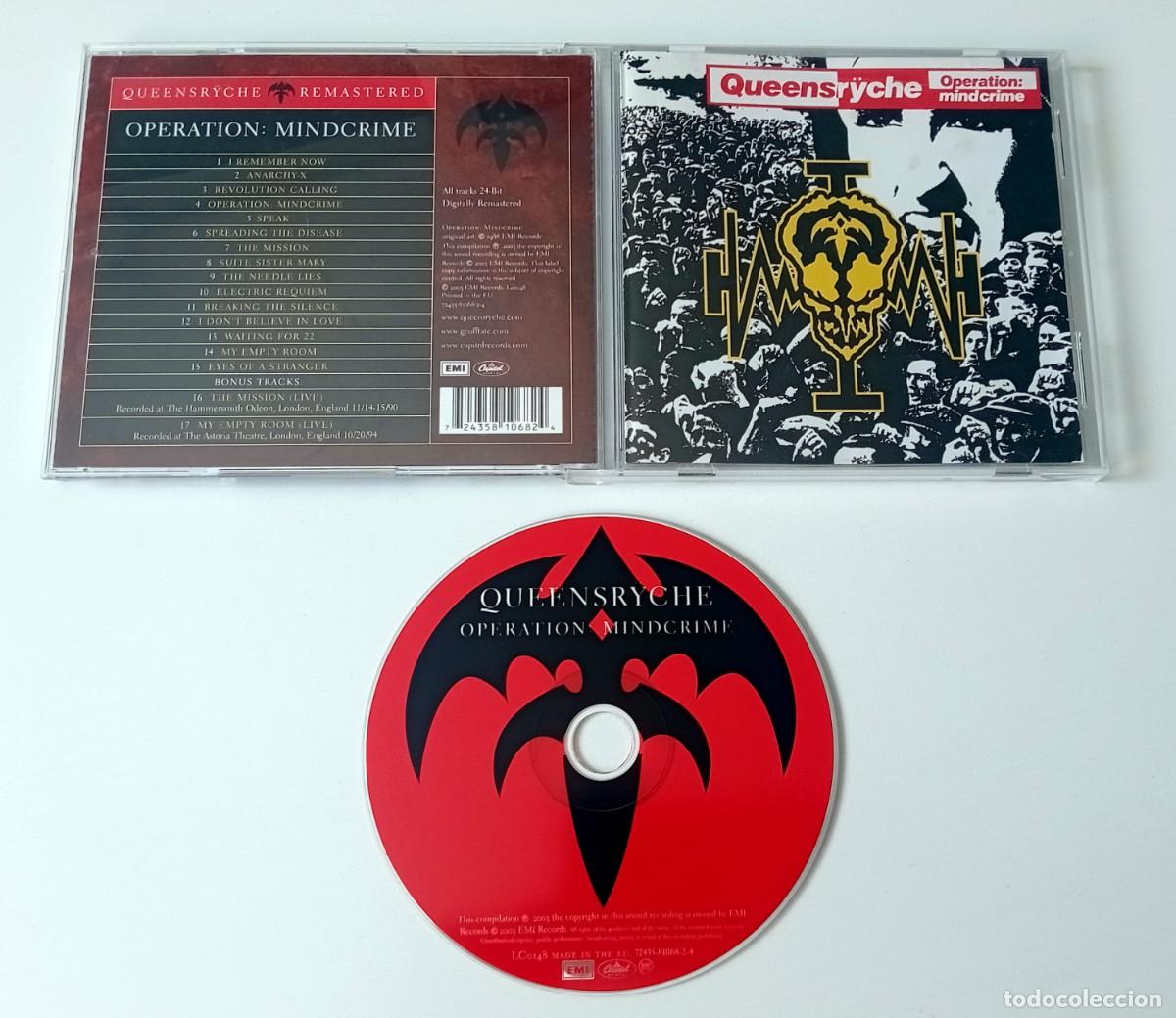 CDs de m&uacute;sica: CD QUEENSRYCHE - OPERATION: MINDCRIME - Foto 2