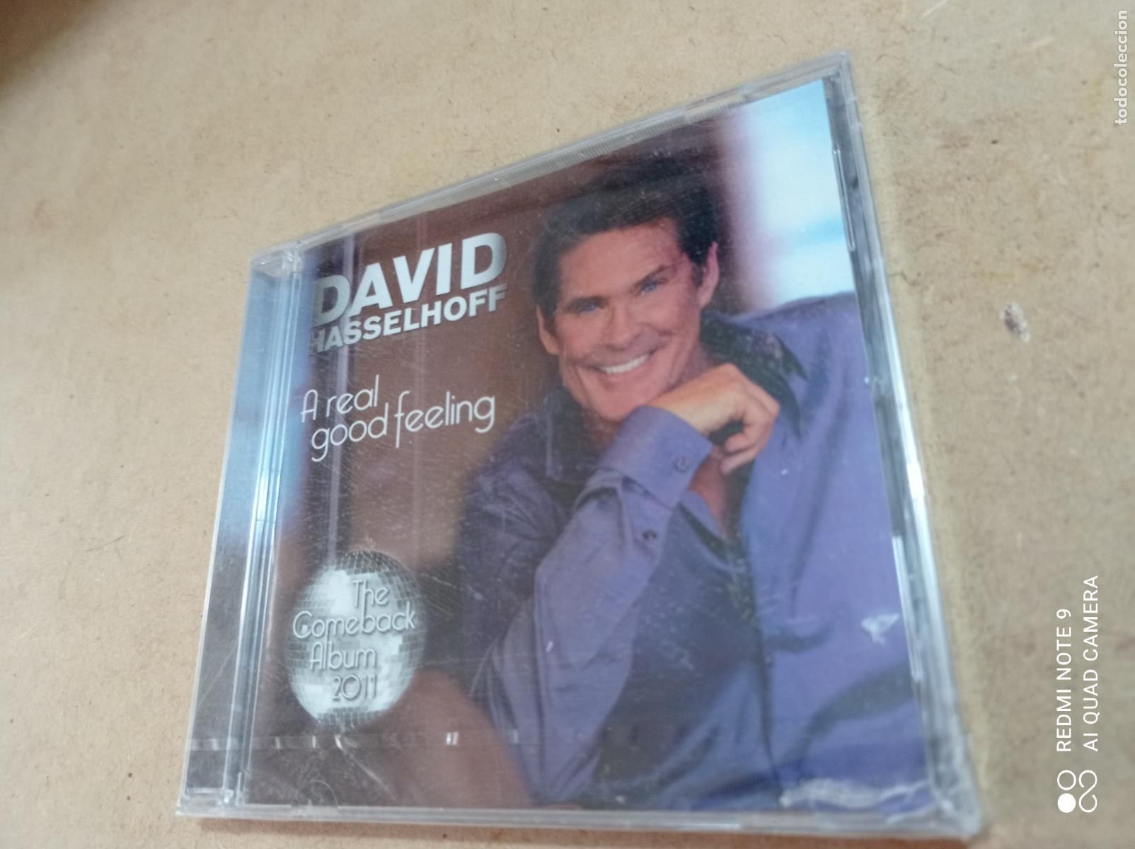 CDs de m&uacute;sica: DAVID HASSELHOFF. A REAL GOOD FEELING. PRECINTADO. - Foto 1