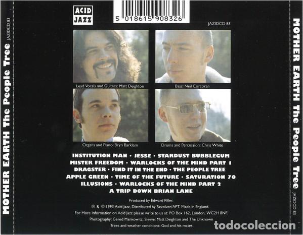 CDs de m&uacute;sica: Mother Earth - The people tree - Foto 2