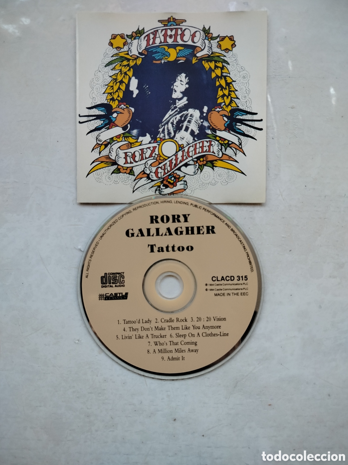 CDs de m&uacute;sica: Rory Gallagher CD Tatto - Foto 1
