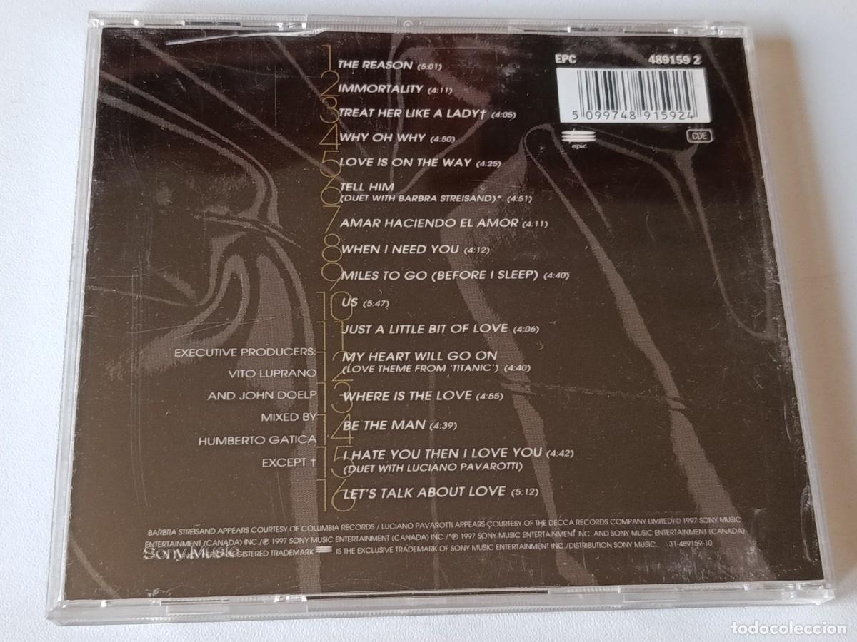 CDs de m&uacute;sica: CD CELINE DION LES&acute;T TALK ABOUT LOVE - Foto 2