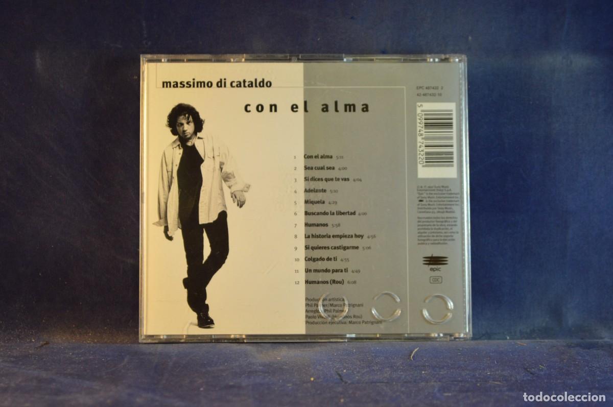 CDs de m&uacute;sica: MASSIMO DI CATALDO &ndash; CON EL ALMA - CD - Foto 2