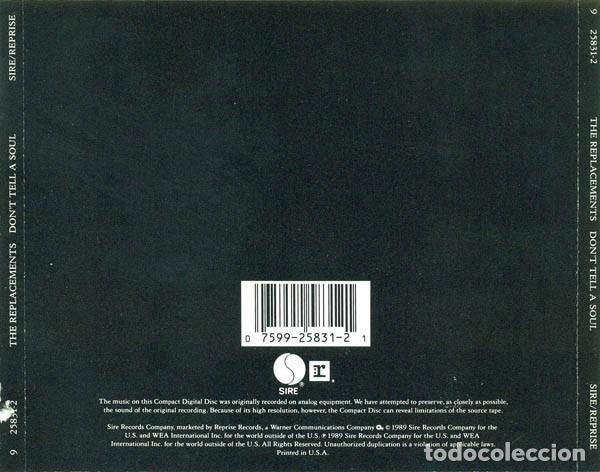 CDs de m&uacute;sica: The Replacements - Dont tell a soul - Foto 2