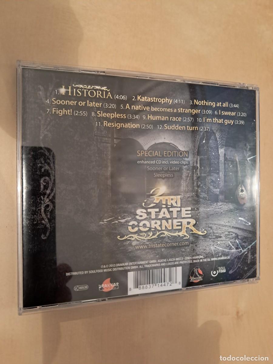 CDs de m&uacute;sica: Tri State Corner , Historia , CD 2013 estado impecable. Hard Rock - Foto 2