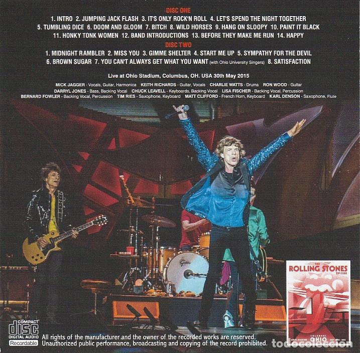 CDs de m&uacute;sica: 2 CDs - ROLLING STONES - Live Ohio 2015 - Foto 2