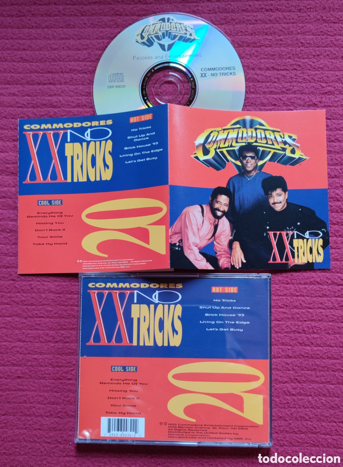 CDs de m&uacute;sica: COMMODORES: XX No Tricks. Cd 1993. COMO NUEVO. - Foto 1