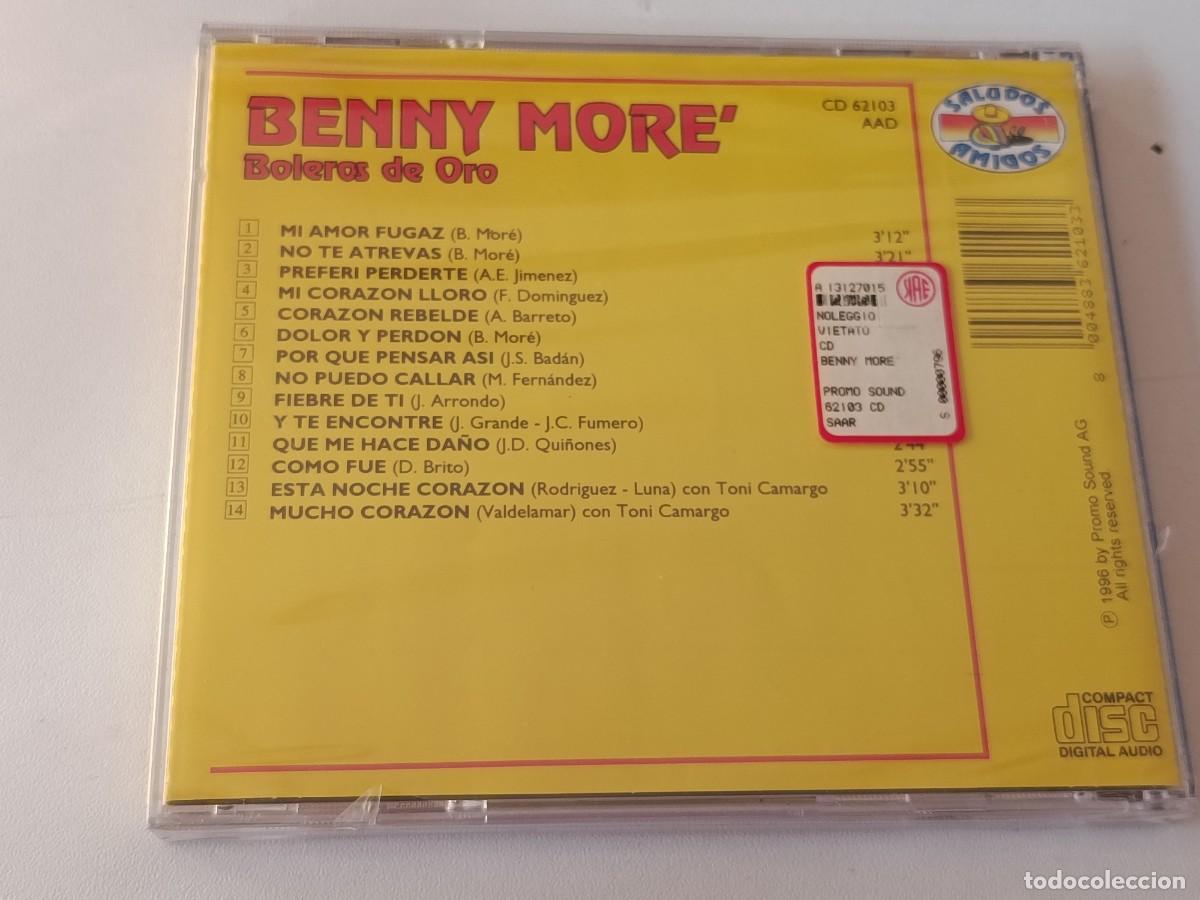 CDs de m&uacute;sica: CD BENNY MORE BOLEROS DE ORO NUEVO PRECINTADO - Foto 2