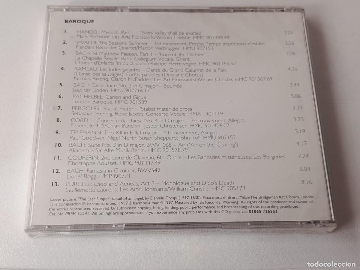 CDs de m&uacute;sica: CD BAROQUE CLASSIC FM NUEVO PRECINTADO - Foto 2