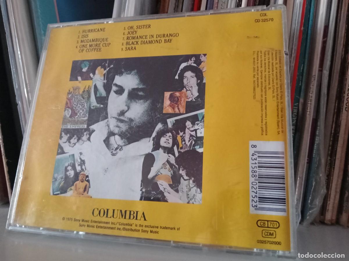 CDs de m&uacute;sica: Bob Dylan &lrm;&ndash; Desire -cd Spain 2003 - Foto 2