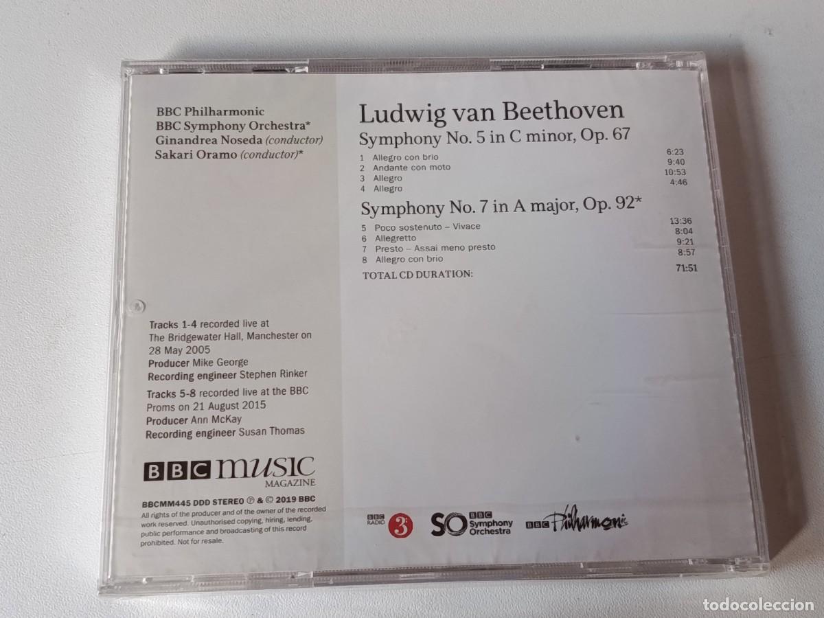 CDs de m&uacute;sica: CD BEETHOVEN SYMPHONIES N&ordm; 5 Y 7 - Foto 2