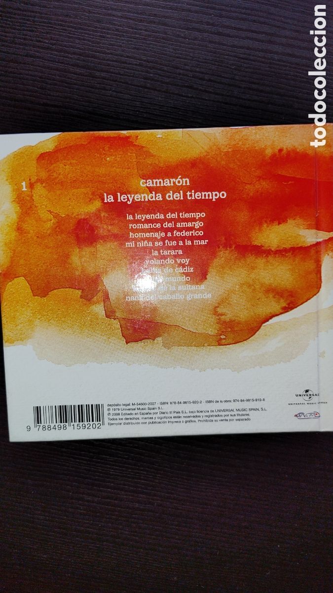 CDs de m&uacute;sica: CD camar&oacute;n la leyenda del tiempo - Foto 2