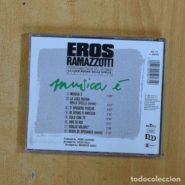 CDs de m&uacute;sica: EROS RAMAZZOTTI - MUSICA E - CD - Foto 2