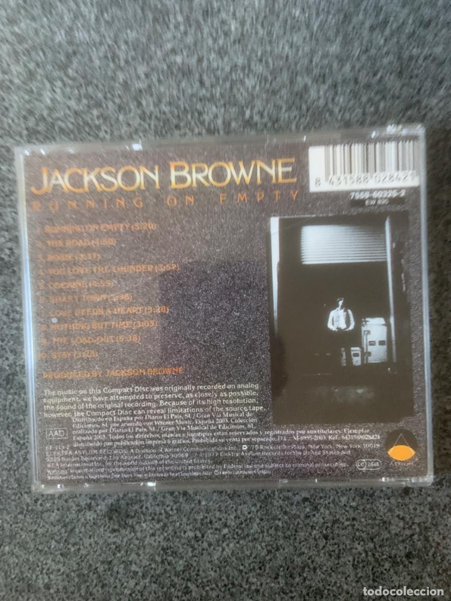 CDs de m&uacute;sica: JACKSON BROWNE - RUNNING ON EMPTY (1977) - CD - ASYLUM - 1977 - &iexcl;COMO NUEVO! - Foto 2