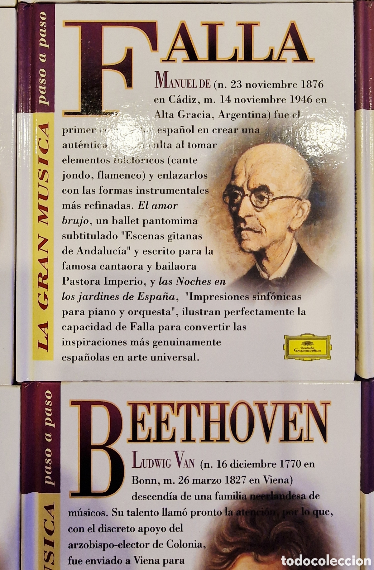 CD di Musica: La Gran M&uacute;sica 50 libros con CDs de Deutsche Grammophon