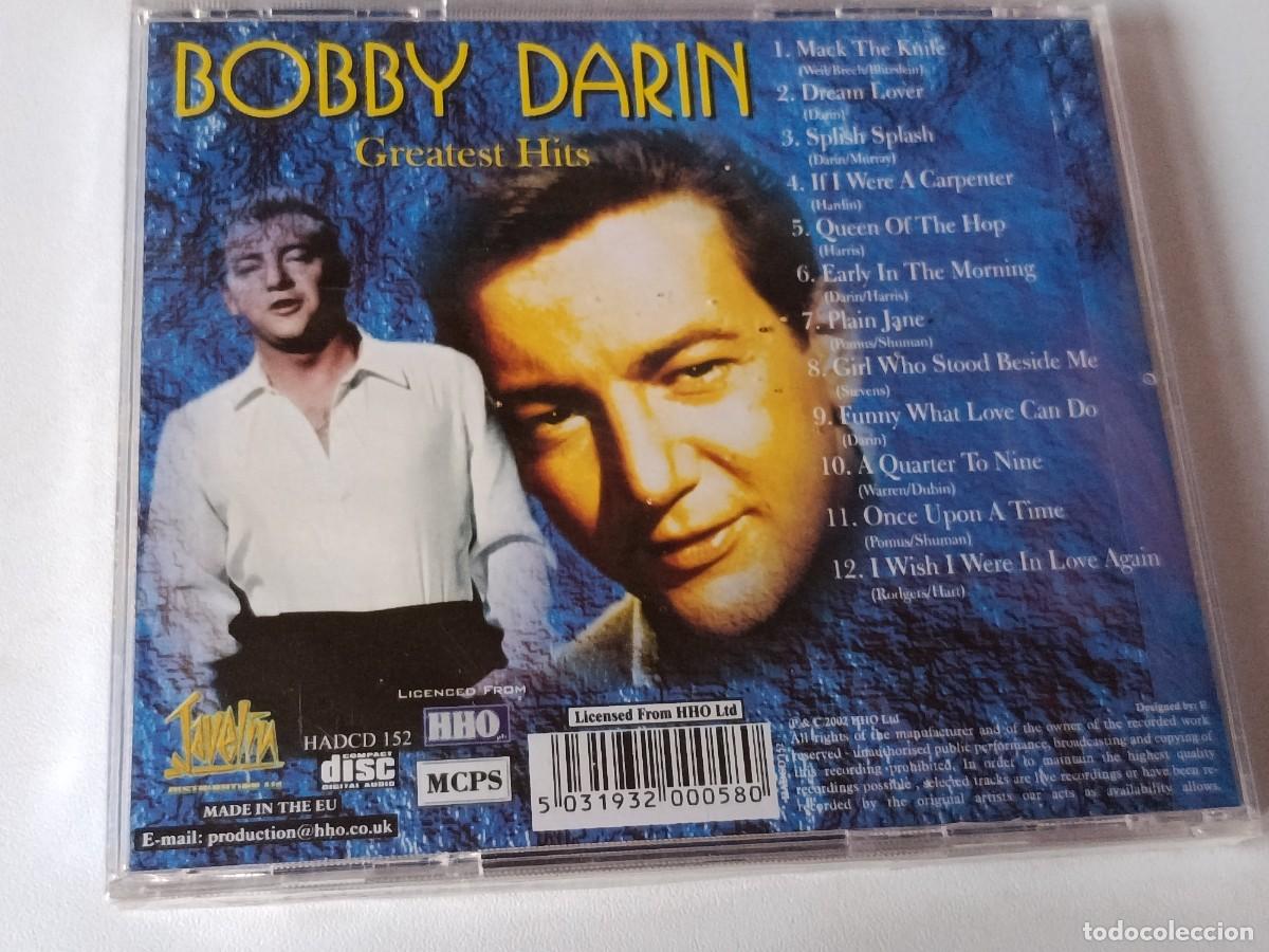 CDs de m&uacute;sica: CD BOBBY DARIN GRAETEST HITS - Foto 2