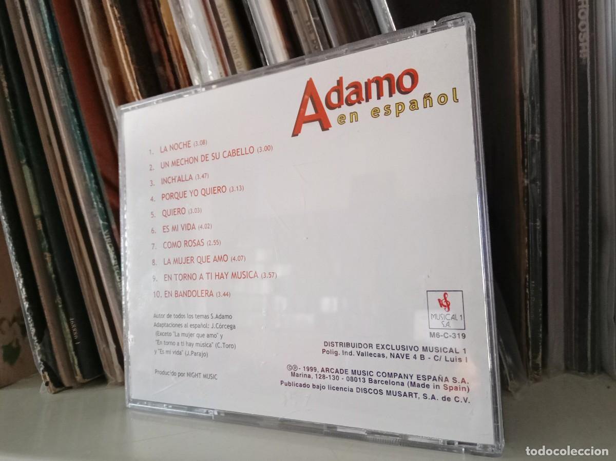 CDs de m&uacute;sica: Adamo en espa&ntilde;ol- CD spani 1999 - Foto 2
