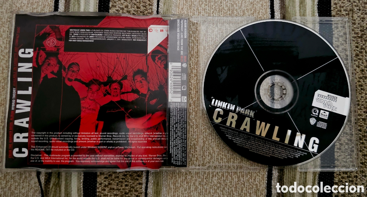 CDs de m&uacute;sica: Linkin Park Crawling CD single - Foto 2