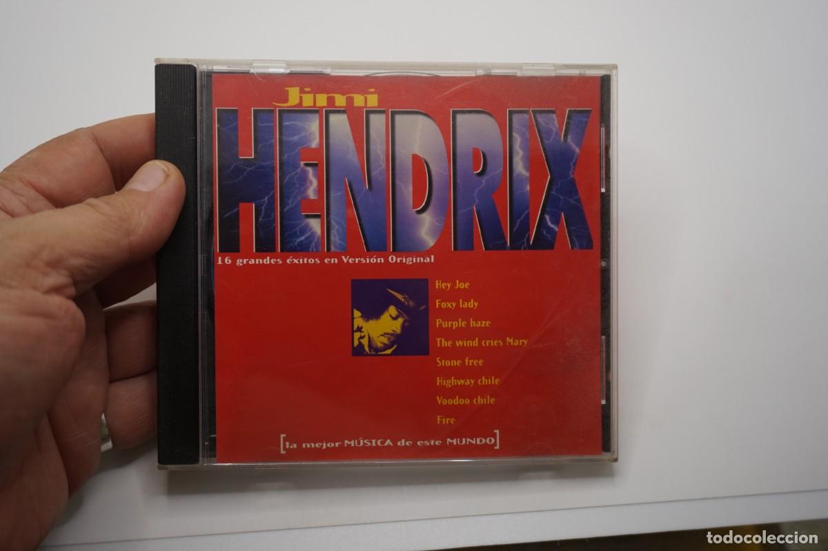 CDs de m&uacute;sica: CD - JIMI HENDRIX - 16 GRANDES EXITOS EN VERSION ORIGINAL - DISCO EN EXCELENTE ESTADO - Foto 1