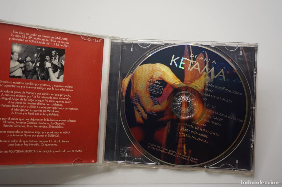 CDs de m&uacute;sica: CD - KETAMA - DE AKI A KETAMA - DISCO EN EXCELENTE ESTADO - Foto 2