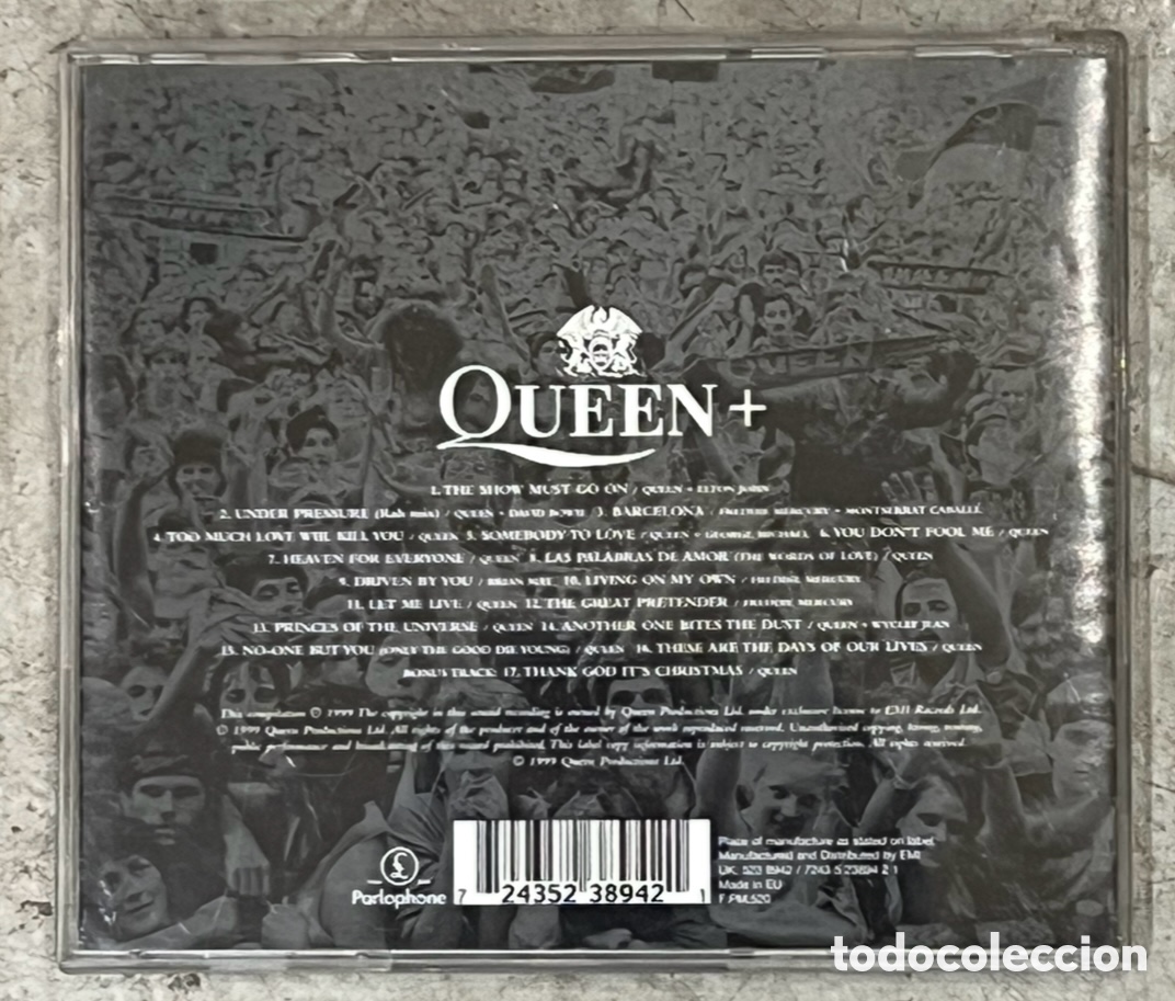 CDs de m&uacute;sica: CD. Queen+. &ldquo;Greatest Hits&rdquo;. 1999. - Foto 2
