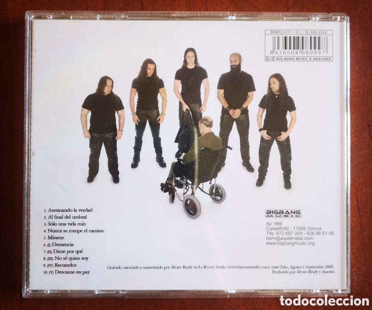 CDs de m&uacute;sica: Aracner - Demencia - CD - Foto 2
