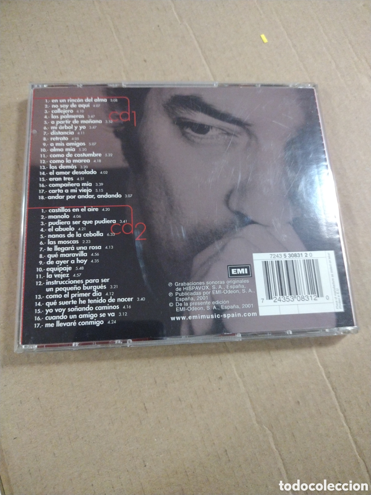 CDs de m&uacute;sica: ALBERTO CORTEZ. EN UN RINCON DEL ALMA. CD - Foto 2
