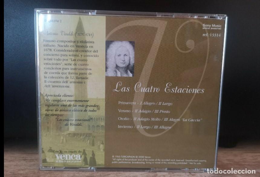 CDs de m&uacute;sica: VIVALDI - LAS CUATRO ESTACIONES - Foto 2