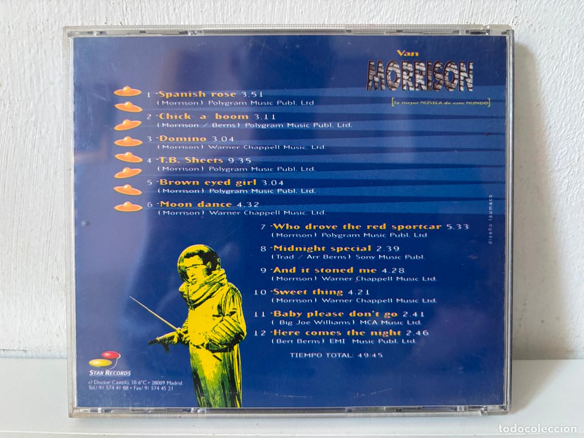 CDs de m&uacute;sica: Van Morrison. 12 grandes &eacute;xitos en versi&oacute;n original. PEDIDO M&Iacute;NIMO 5&euro; - Foto 2