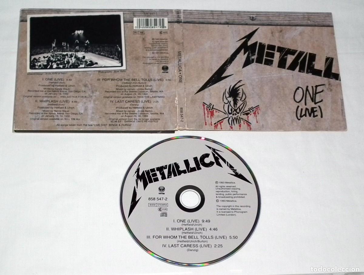 CDs de m&uacute;sica: CD DIGIPACK METALLICA - ONE (LIVE) - Foto 2