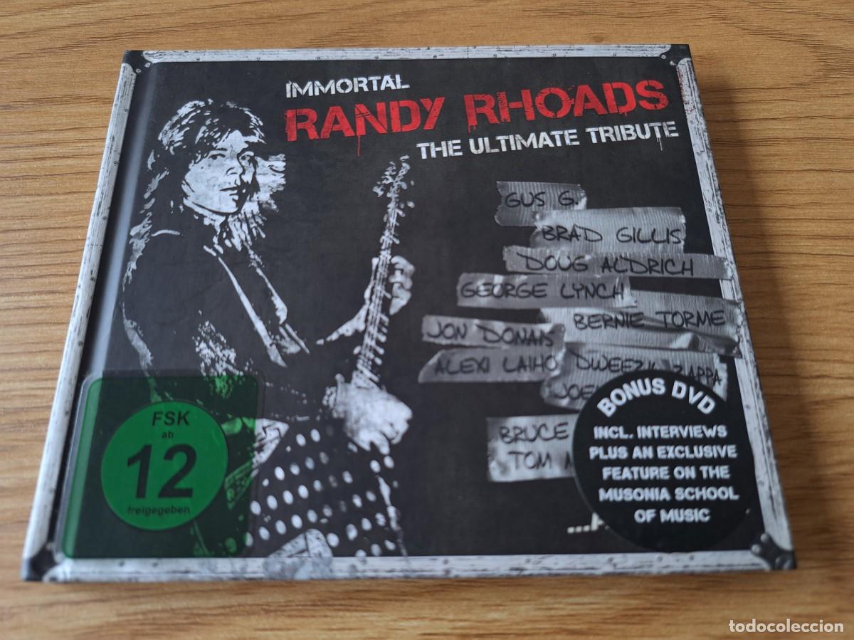 CDs de m&uacute;sica: Immortal Randy Rhoads - The Ultimate Tribute CD/DVD Digipak - Foto 1