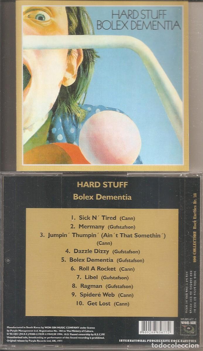 CDs de m&uacute;sica: HARD STUFF - BOLEX DEMENTIA (CD, WON SIN RECORDS 2001) - Foto 1