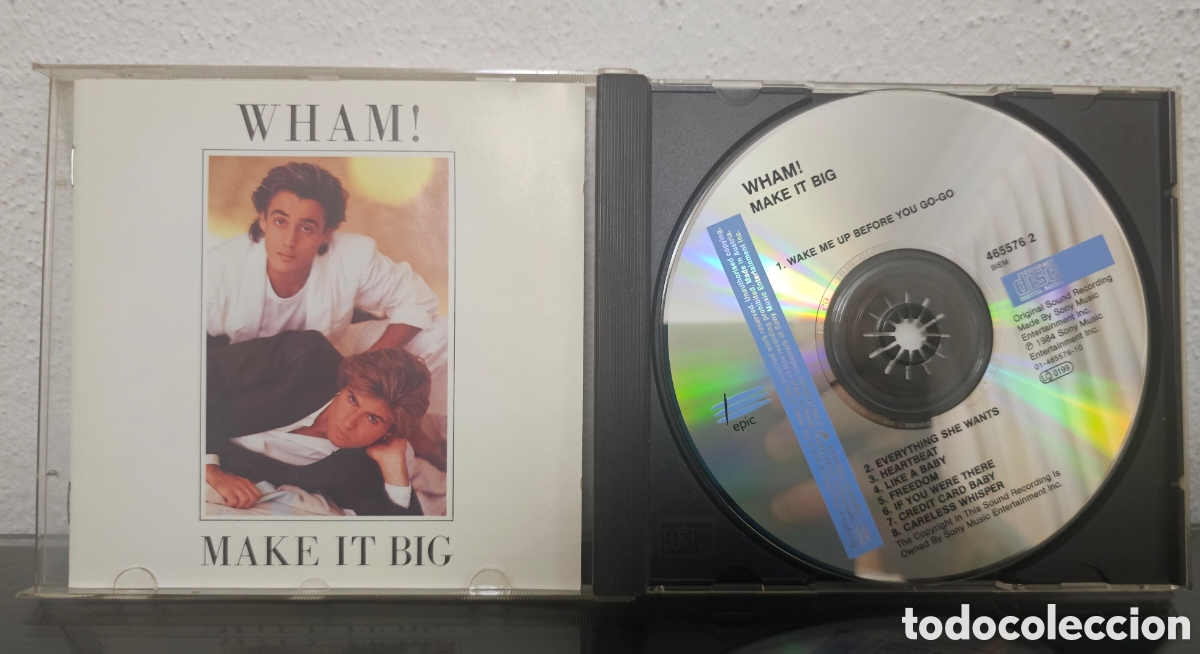 CDs de m&uacute;sica: CD Wham! Make It Big (1984, Epic) - Foto 1