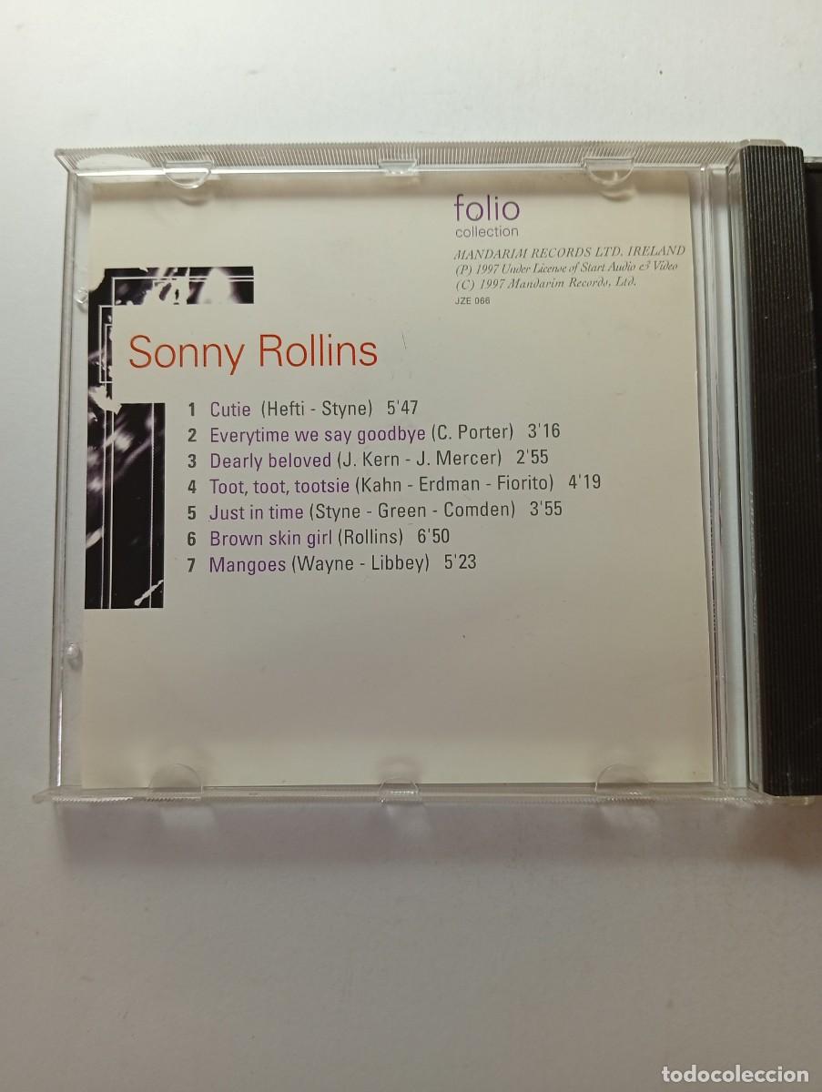 CDs de m&uacute;sica: CD - THE JAZZ MASTERS - SONNY ROLLINS - Foto 3