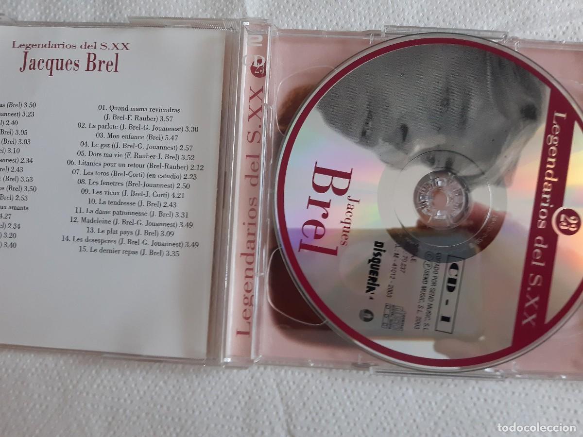 CDs de m&uacute;sica: JACQUES BREL 2 CD LEGENDARIOS DEL SIGLO XX - Foto 5