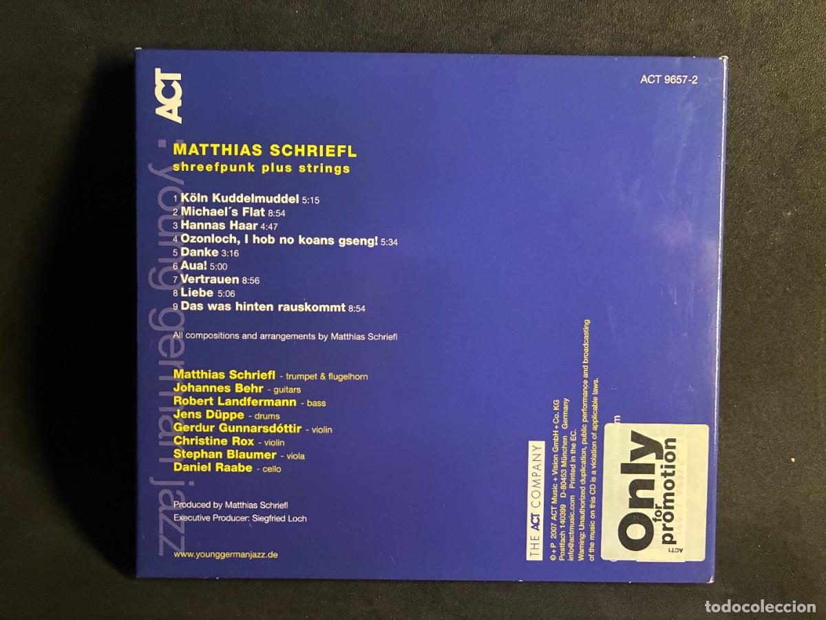 CDs de m&uacute;sica: Matthias Schriefl &lrm;&ndash; Shreefpunk Plus Strings - CD Digipack - ACT - Foto 2