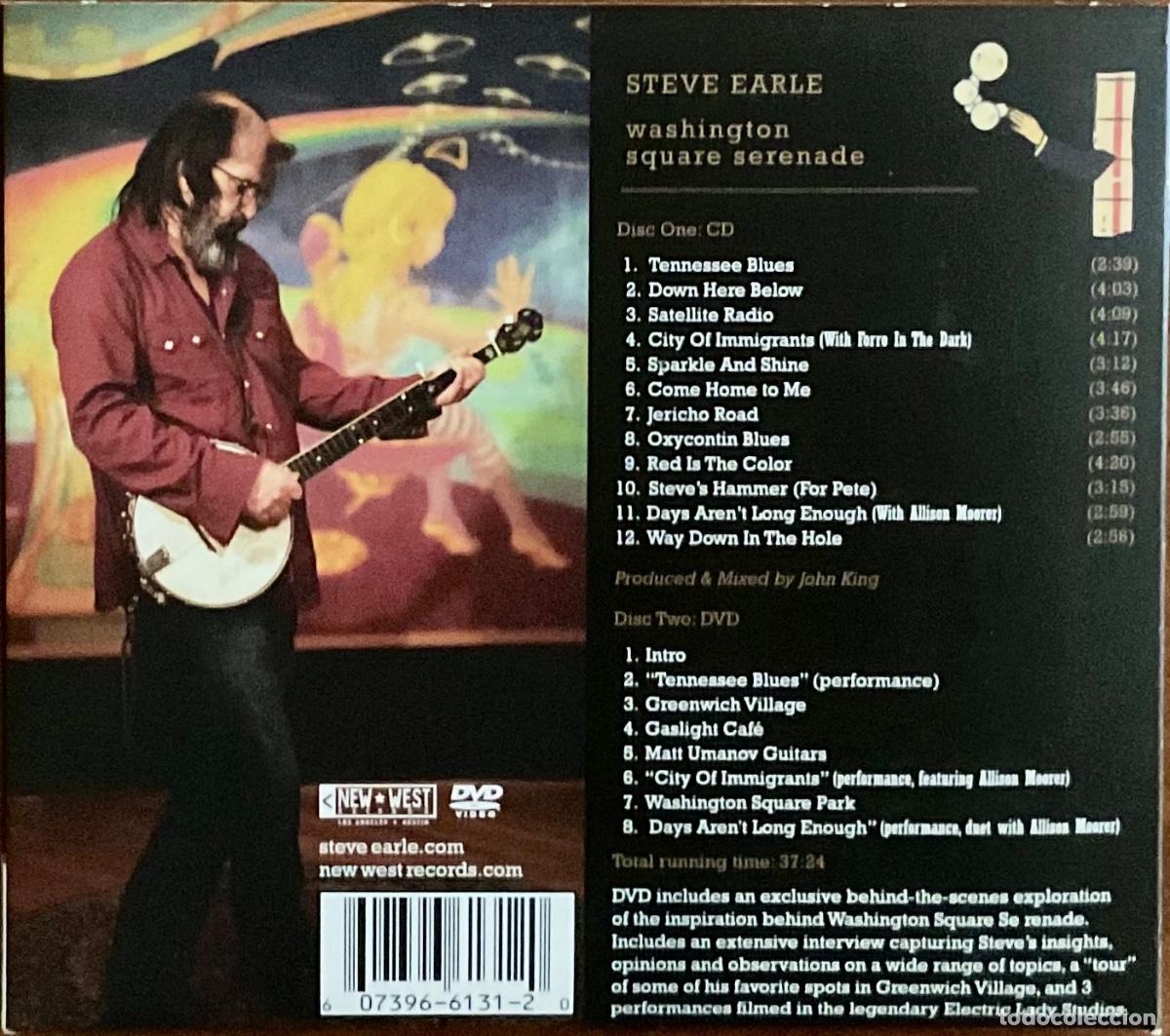 CDs de m&uacute;sica: STEVE EARLE - WASHINGTON SQUARE SERENADE - Foto 2