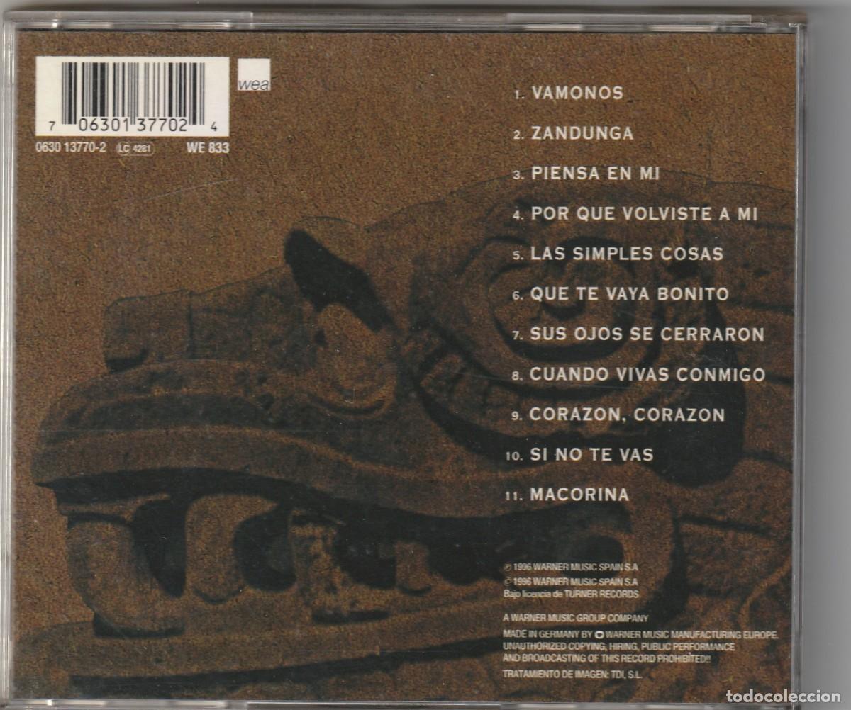 CDs de m&uacute;sica: CHAVELA VARGAS - MACORINA (CD WEA 1996) - Foto 2