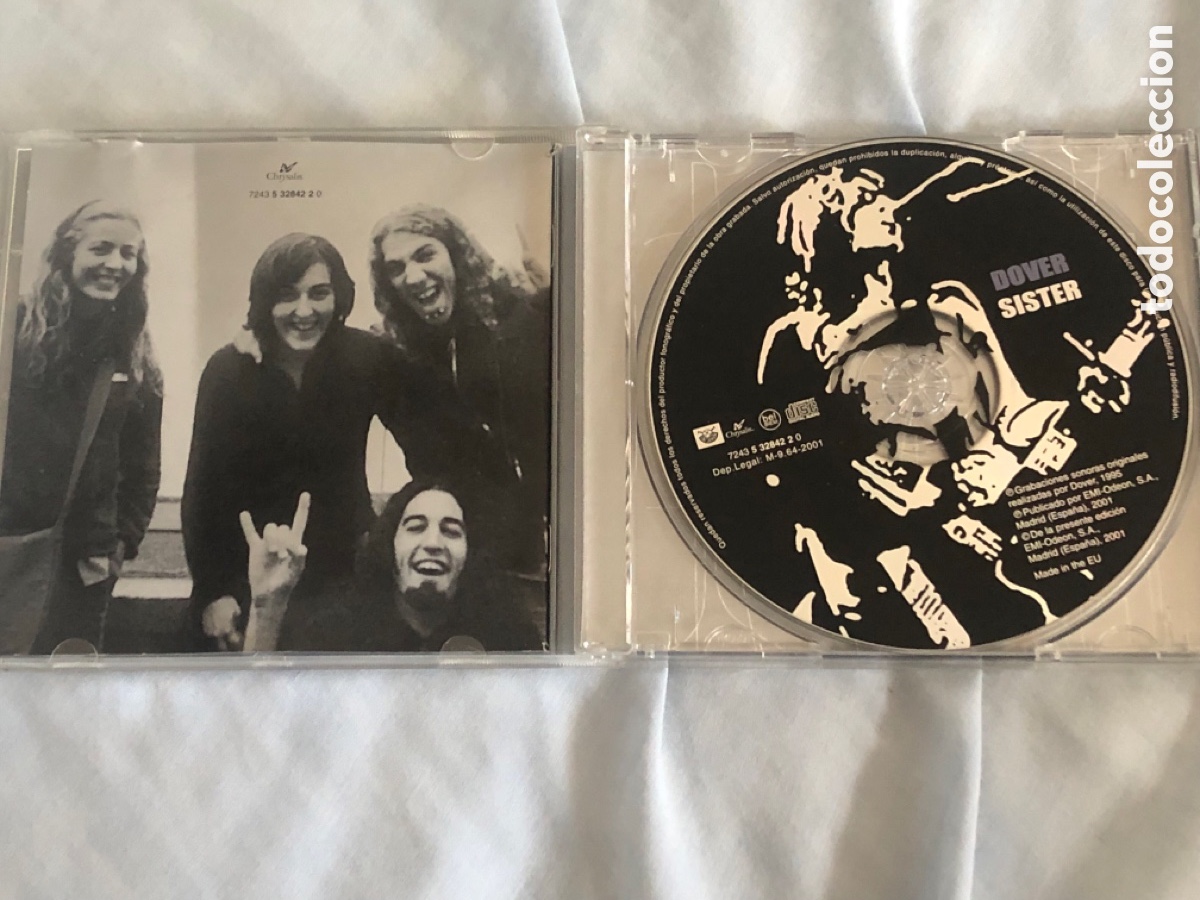 CDs de m&uacute;sica: Dover &ndash; Sister (CD original 2001 - Foto 3