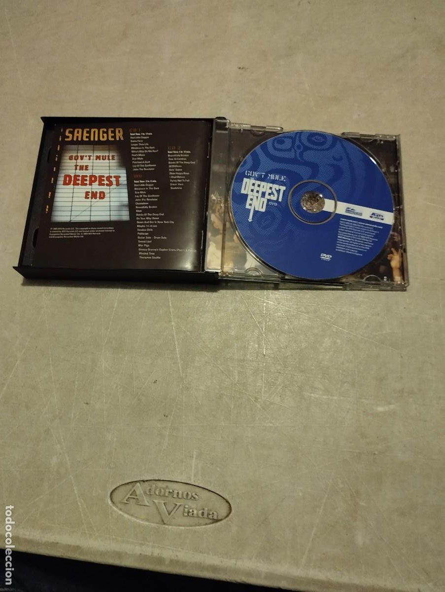 CDs de m&uacute;sica: GOVT MULE DOBLE CD + DVD THE DEEPEST END - Foto 3