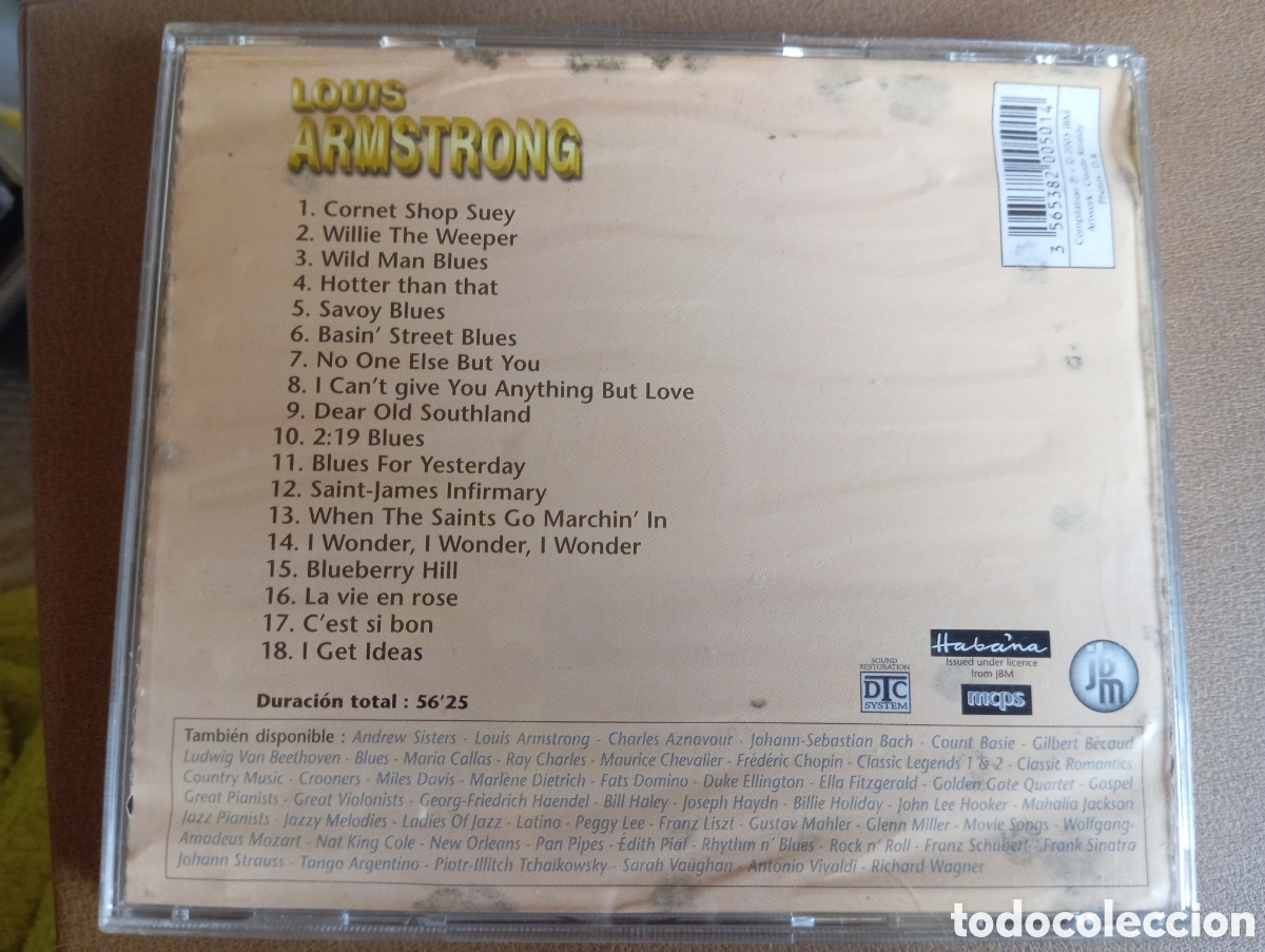 CDs de m&uacute;sica: CD ORIGINAL RECORDING Louis Armstrong - Foto 2