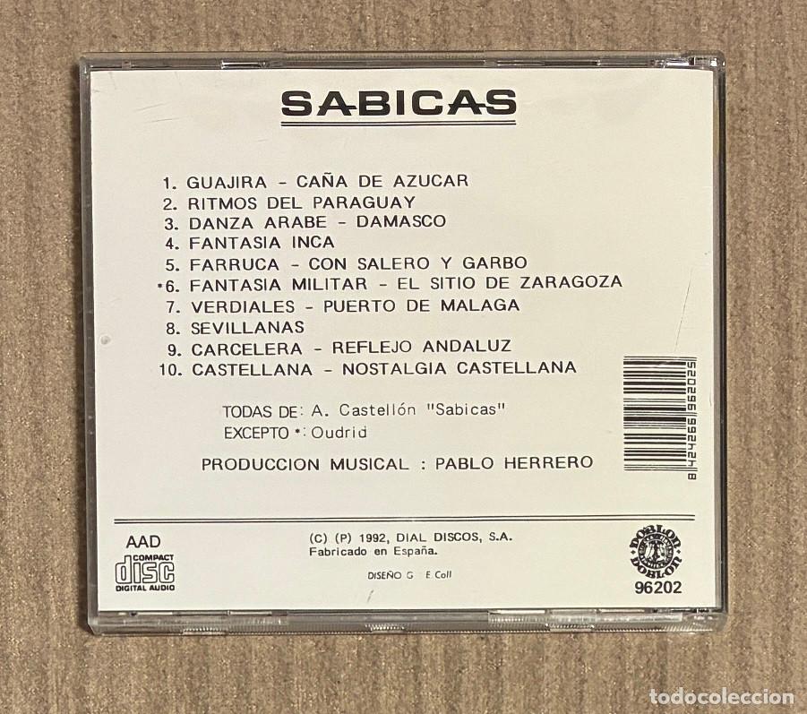 CDs de m&uacute;sica: Sabicas. Dial Discos 1992 (0864CD) - Foto 2