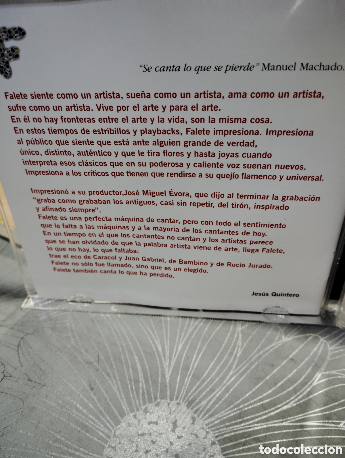 CDs de m&uacute;sica: Falete m&uacute;sica en CD. - Foto 3
